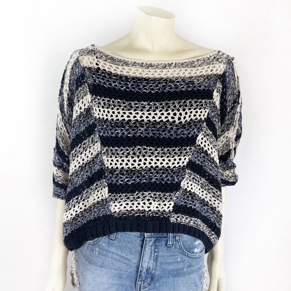 Free people knitted bohemian top size XS - Picture 1 of 9